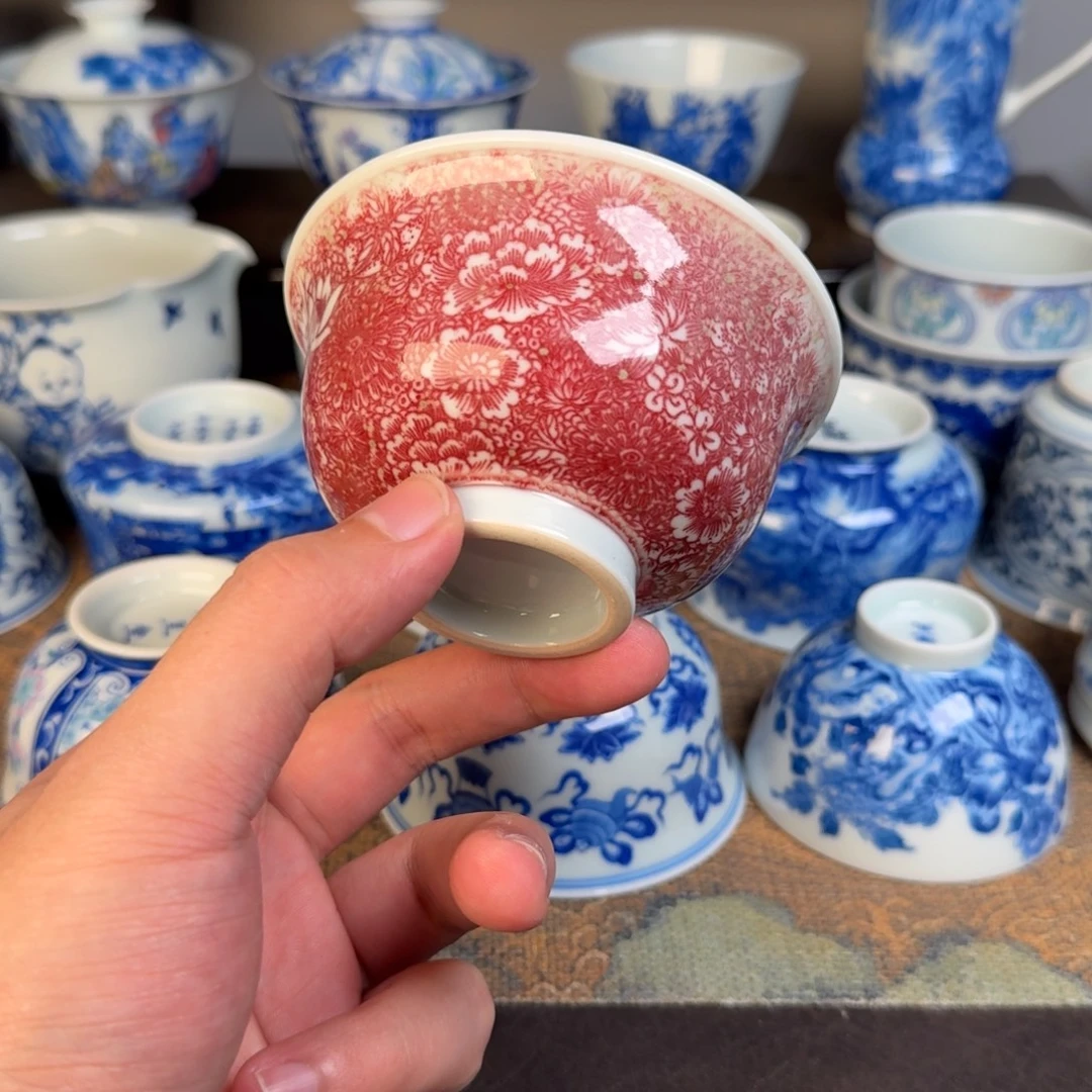 现代手工手绘茶器微瑕福利