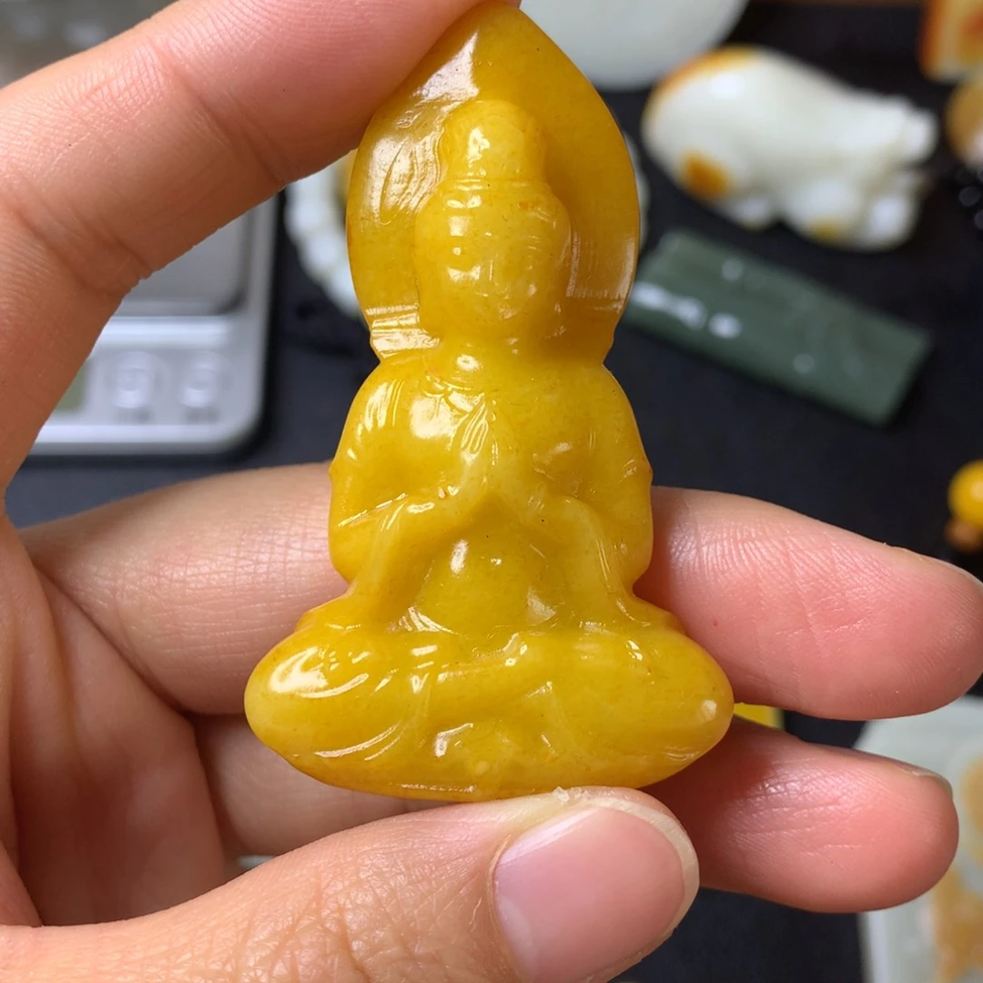 和田玉颈饰未镶嵌饱**z