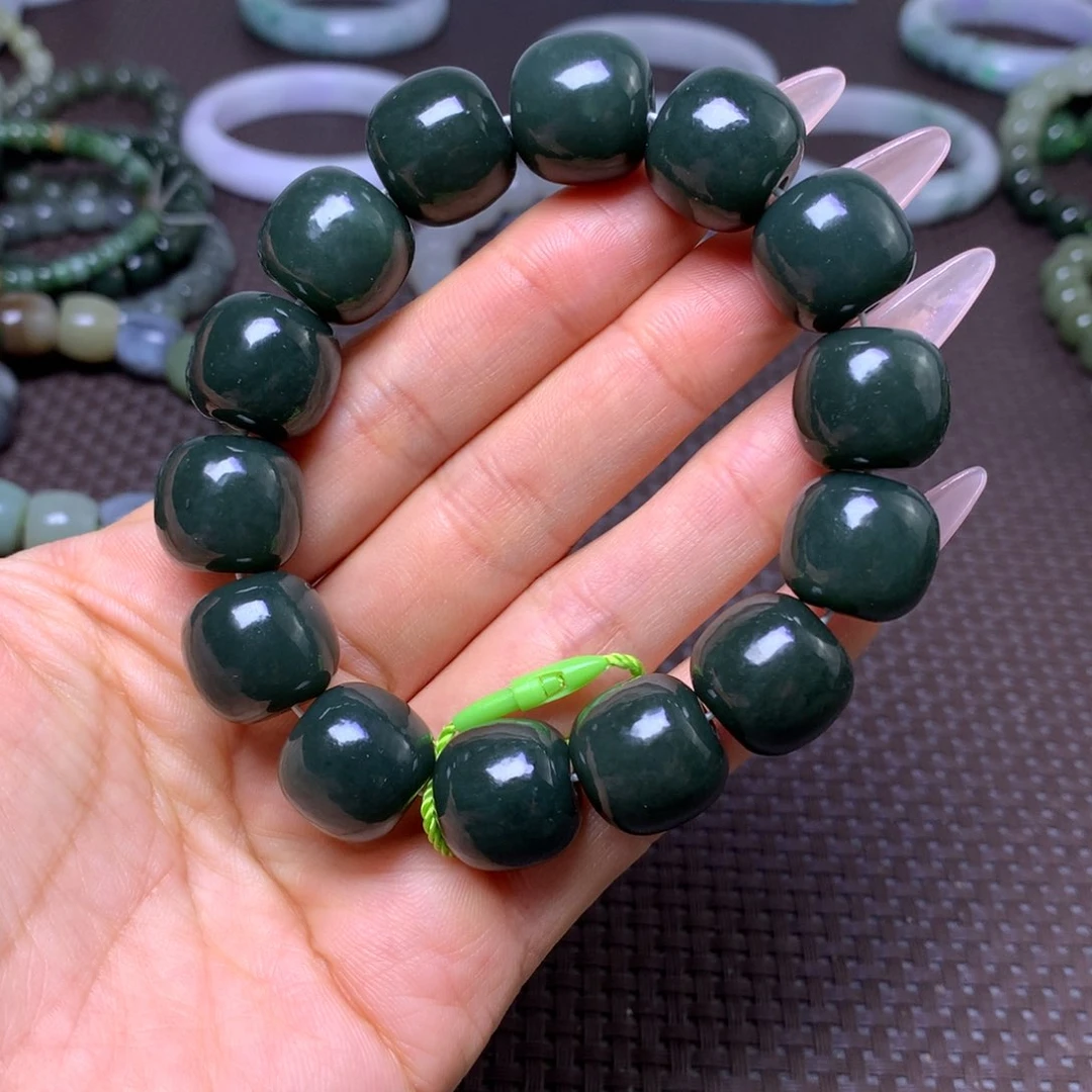 未镶嵌手串和田玉卡16