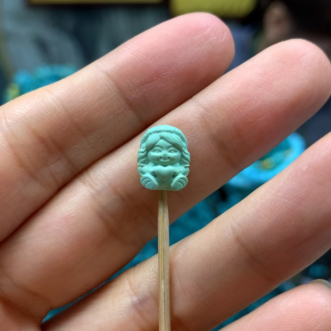 绿松石配饰未镶嵌ღ****