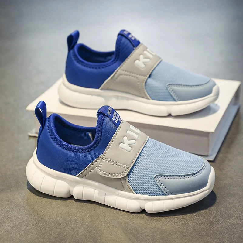 阿童木男童网鞋2025新款春季新款儿童运动网鞋透气一脚蹬童鞋软底