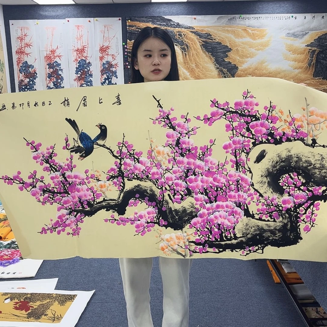 国画作品全场放漏