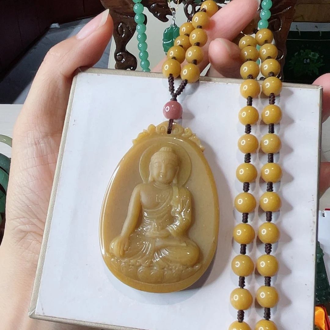 密玉（石英质玉）未镶嵌颈饰
