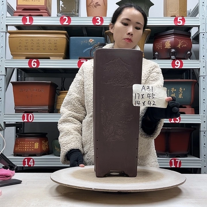 紫砂花盆紫砂花盆