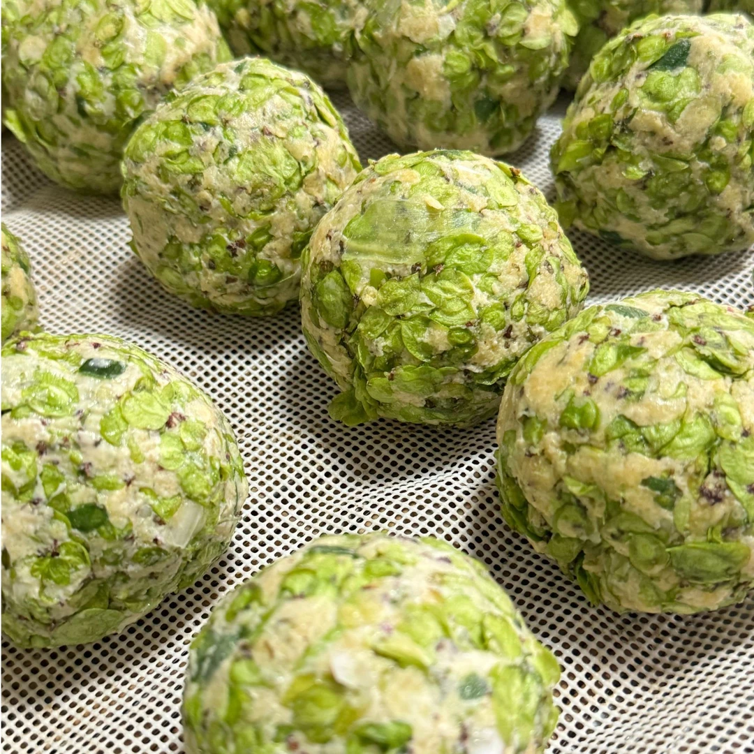 【榆钱菜团子】野菜粗粮早餐新鲜手工面食主食榆钱杂粮500g