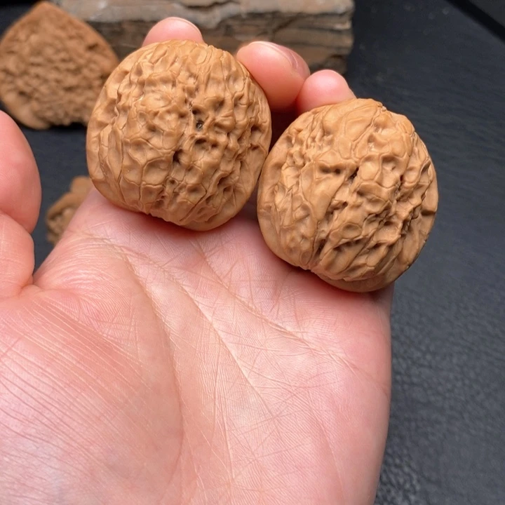 桃核把件尺寸37甲骨文