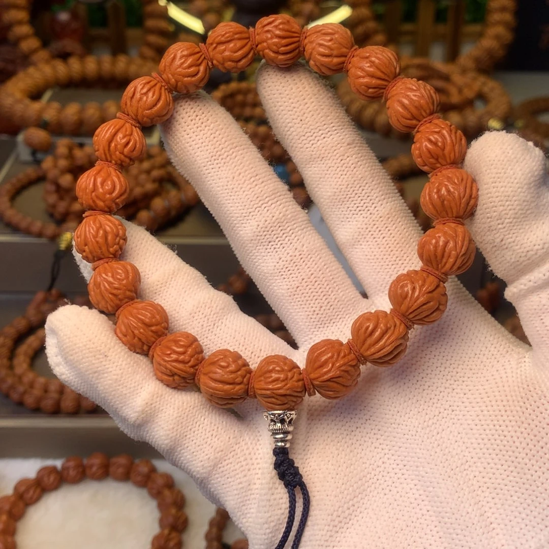 手串桃核秦岭龙纹