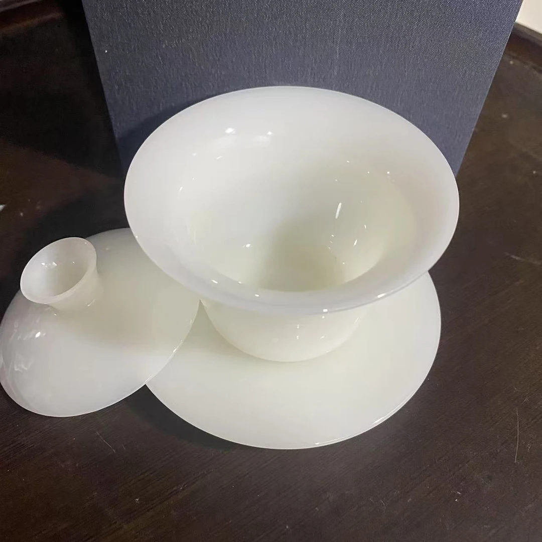 璞玉-上釉款-马蹄盖碗CC8729