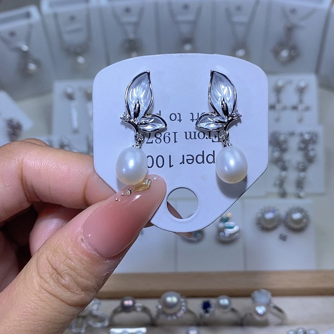 耳饰未镶嵌淡水珍珠