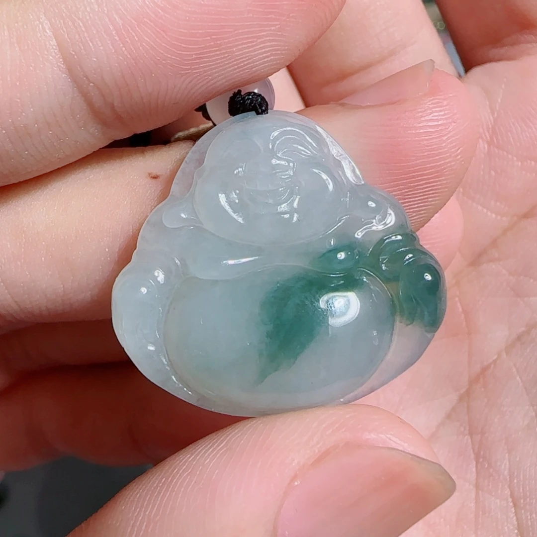 翡翠未镶嵌吊坠(不含链)佛公