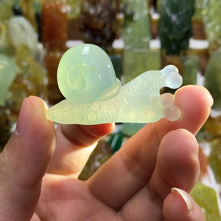 蛇纹石玉未镶嵌珠宝半成品