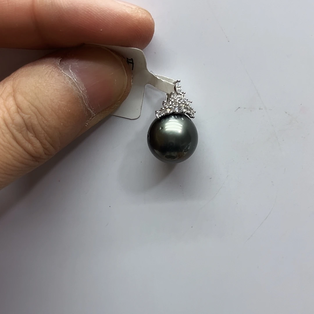 海水珍珠颈饰银S925镶嵌