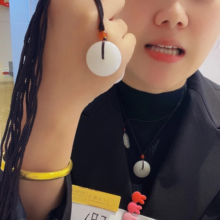 大理石磁石平安扣33333333