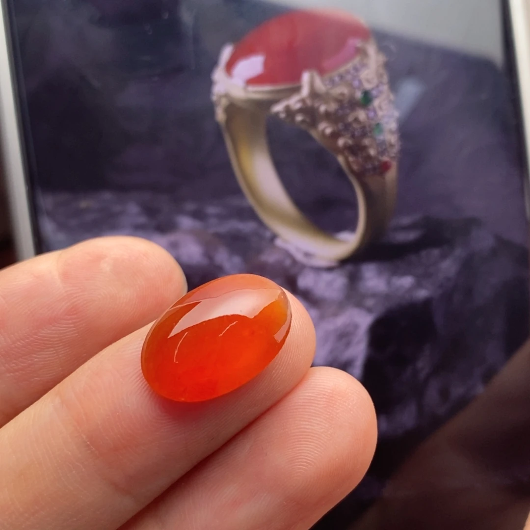 定制翡翠未镶嵌    毕业了