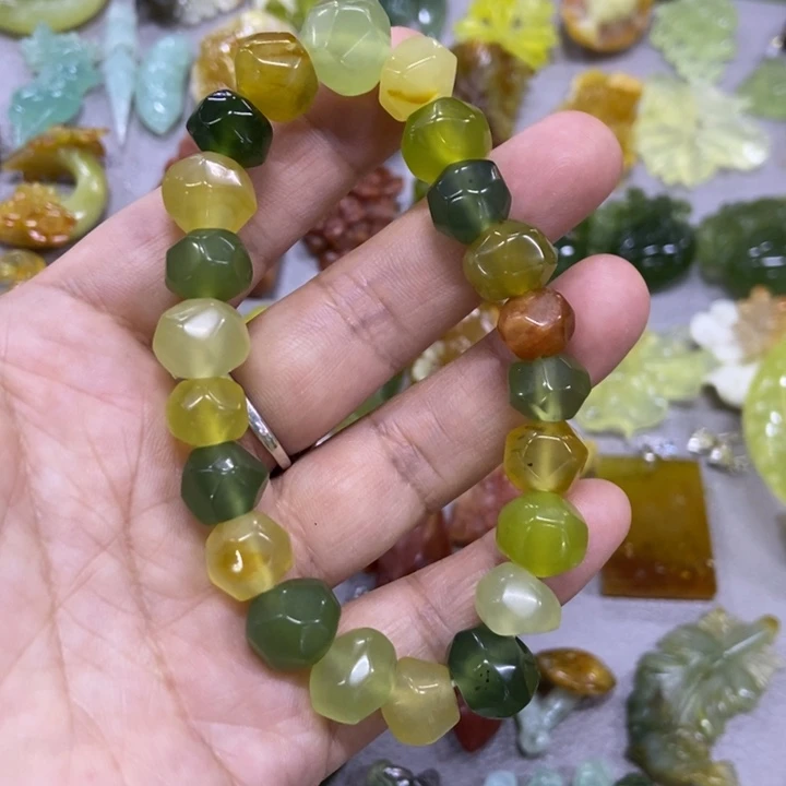 未镶嵌蛇纹石玉手串