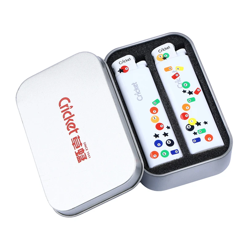 创意高颜值防爆一次性砂轮滑轮火石明火打火机礼盒装适合送礼