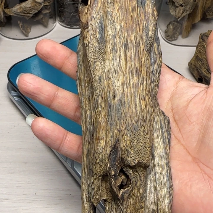 美***人木手工艺大山野树心虫漏99克