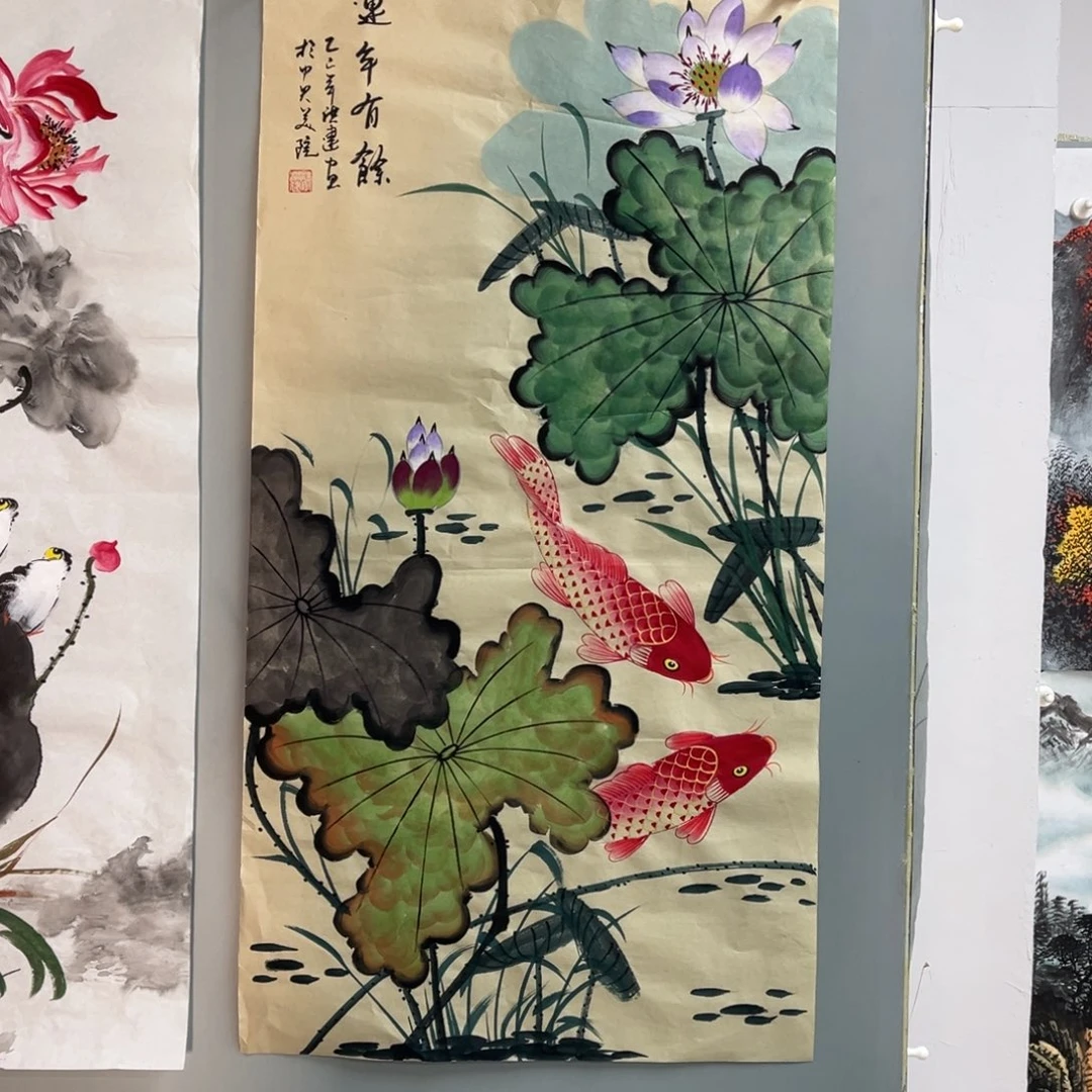 国画宣纸手绘，手工作品