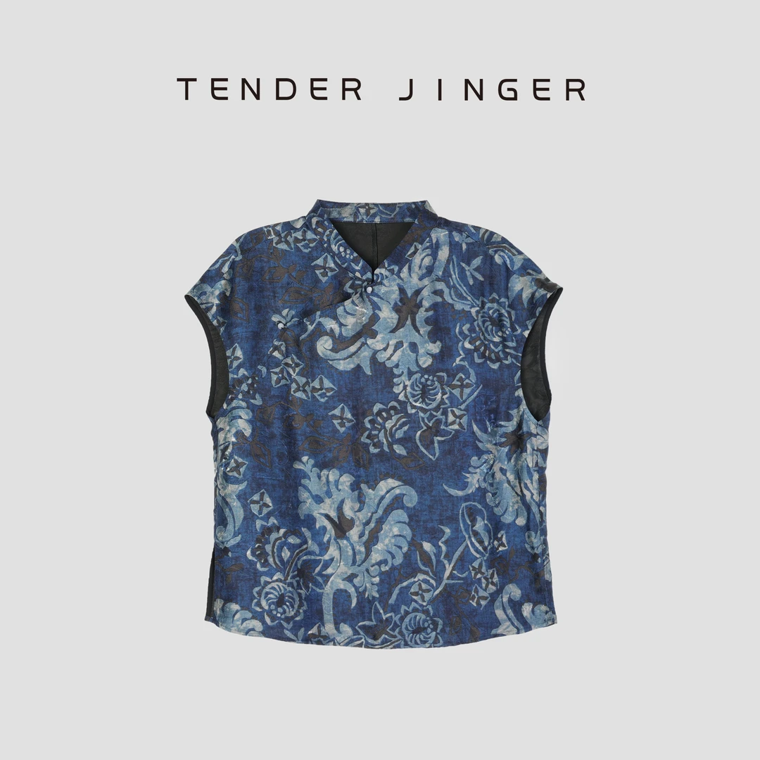 Tender Jinger【黑标】香云纱青花瓷套装（分开拍）T52LAN30590