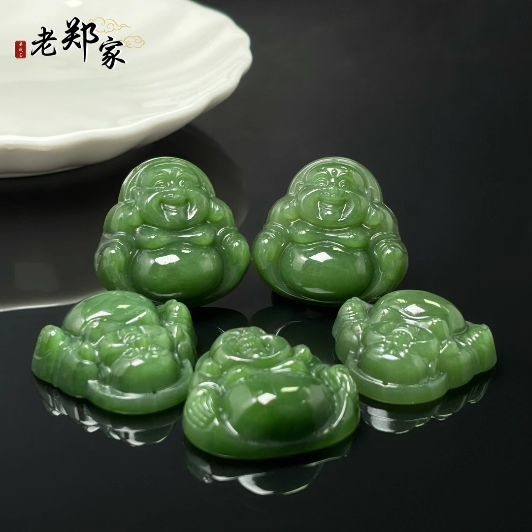 【老郑家】和田玉佛公挂件（多样性发1件）418