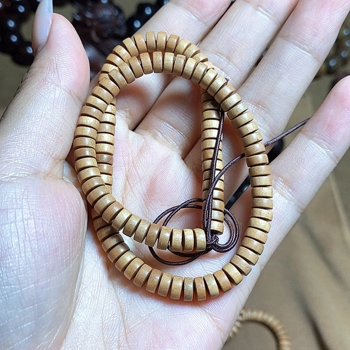 檀香木0.5片珠108老山檀香