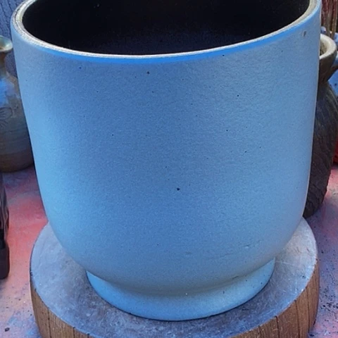 紫砂花盆口22高度23瑕疵