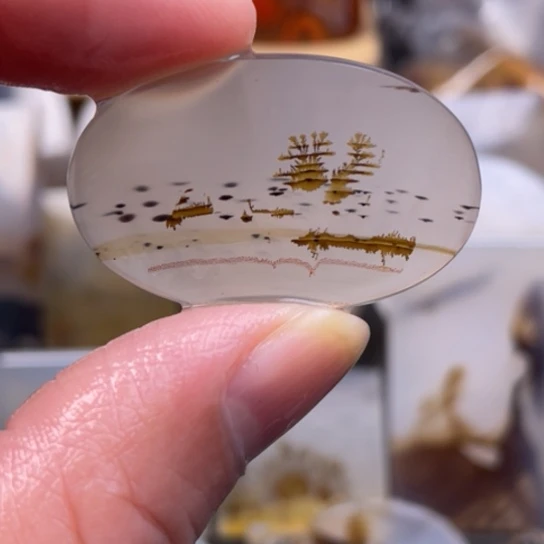 玛瑙/玉髓吊坠(赠链)未镶嵌