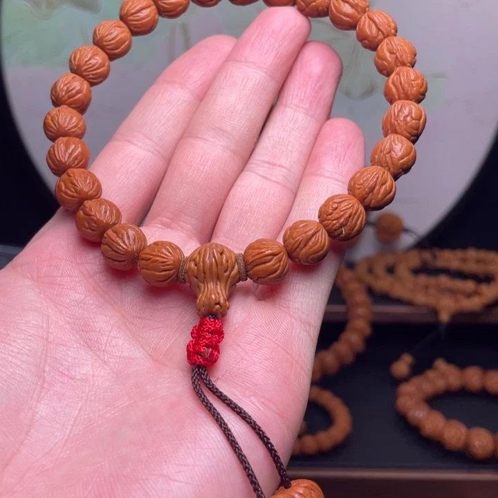 手串桃核11玉龙脊手持