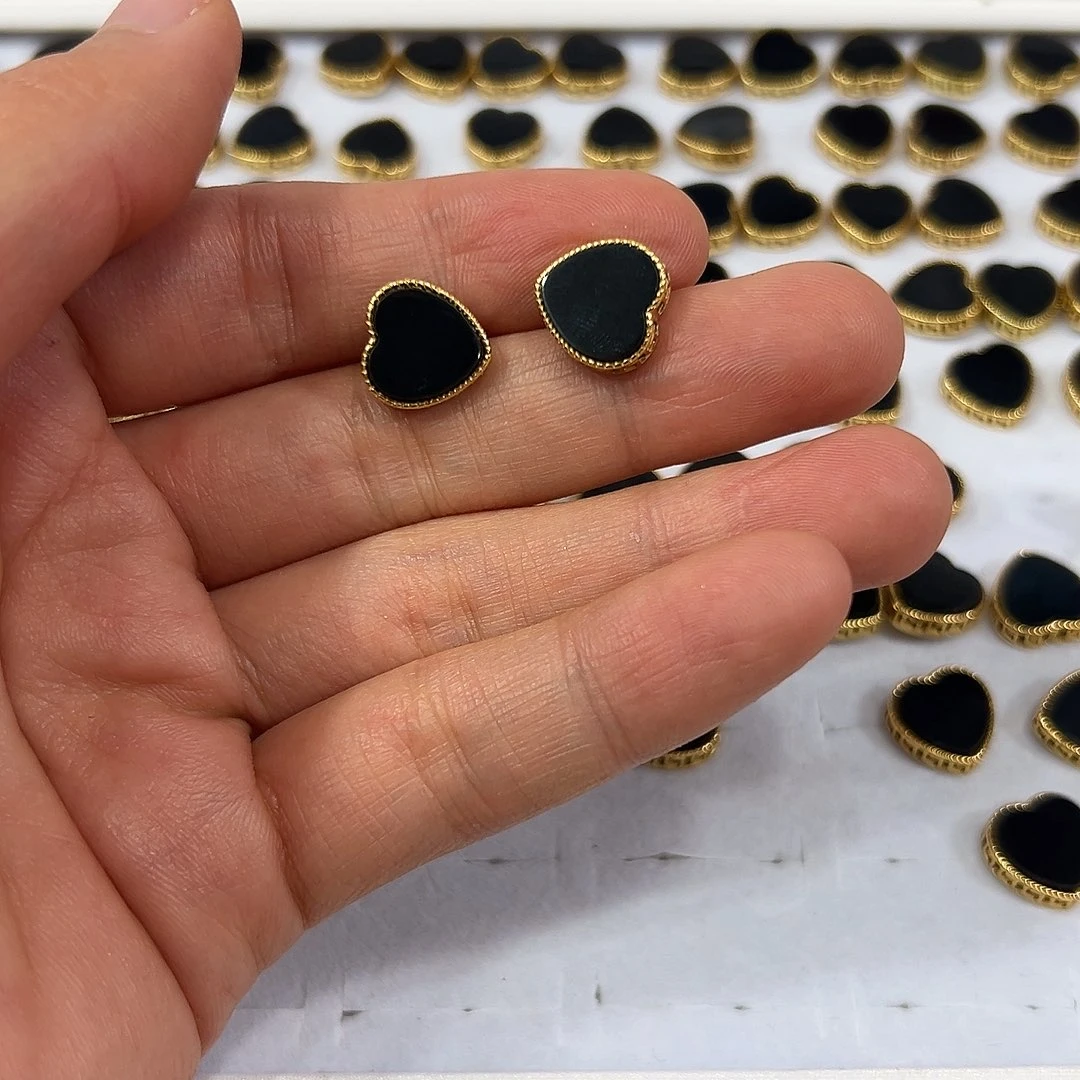 银S925镶嵌和田玉耳饰若***见