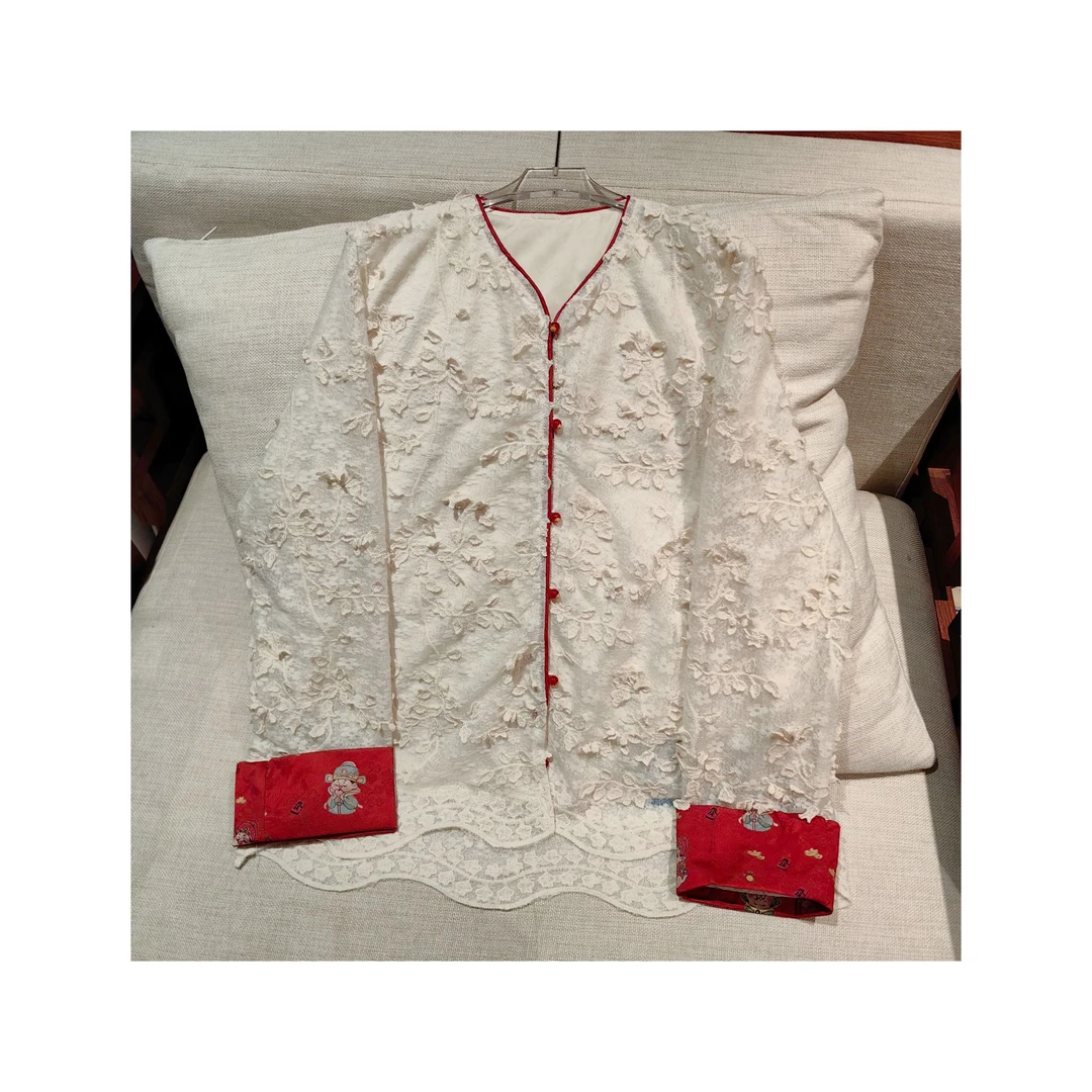 25461677【流素】精致蕾丝优雅舒适显瘦衬衫