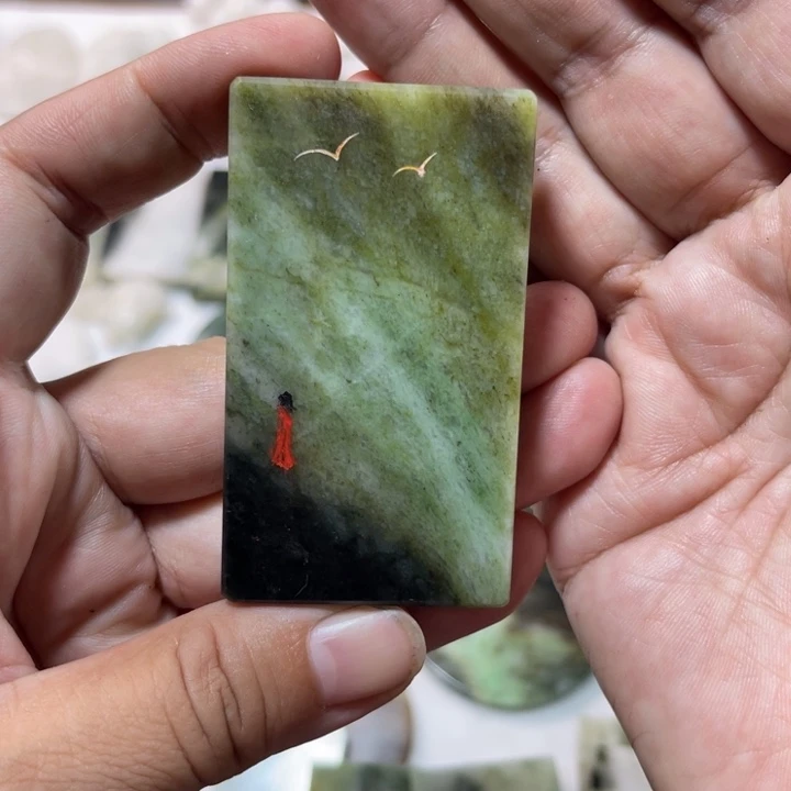 未镶嵌独山玉颈饰