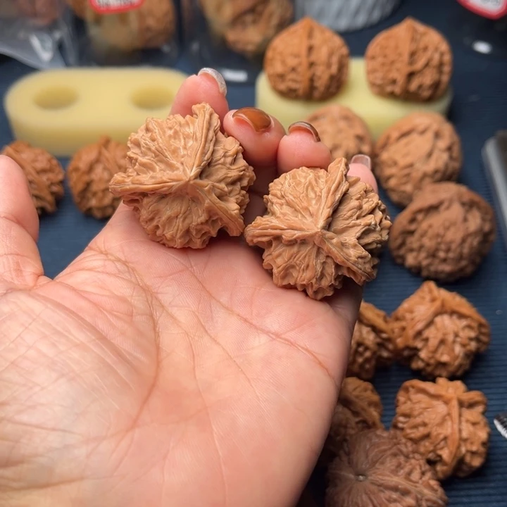 吊坠文玩核桃37盘山三棱全品