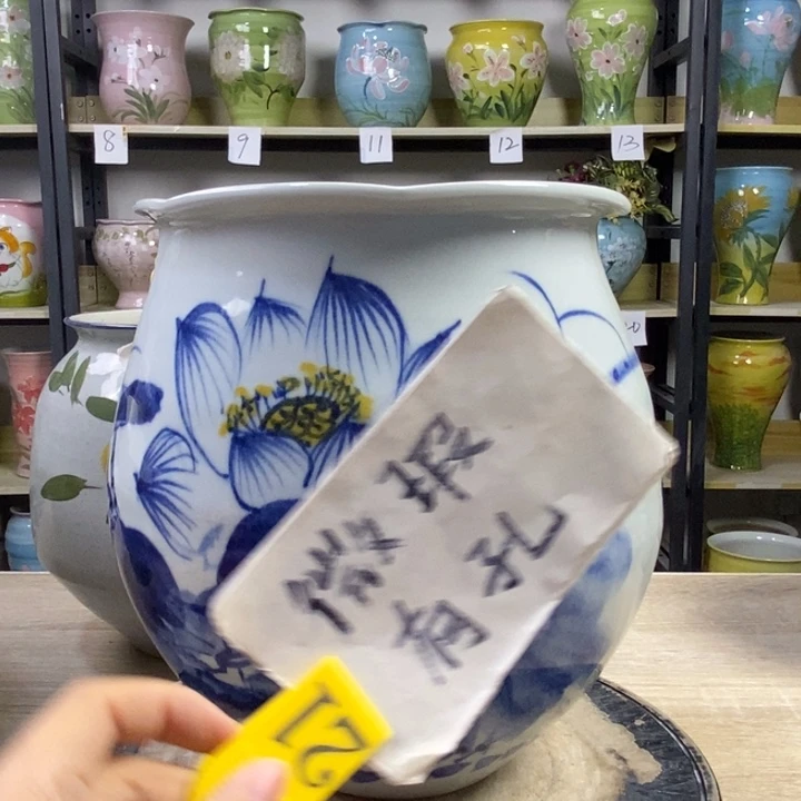 景德镇高温陶瓷花盆