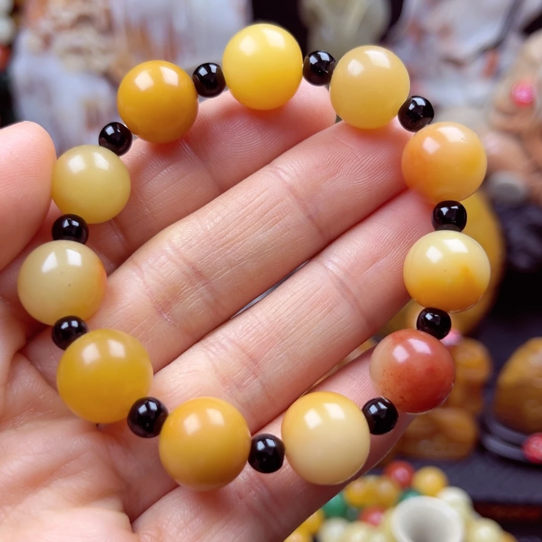 寿山石芙蓉石手链