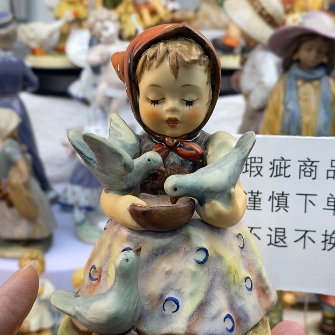 瓷片欧美中古美物摆件