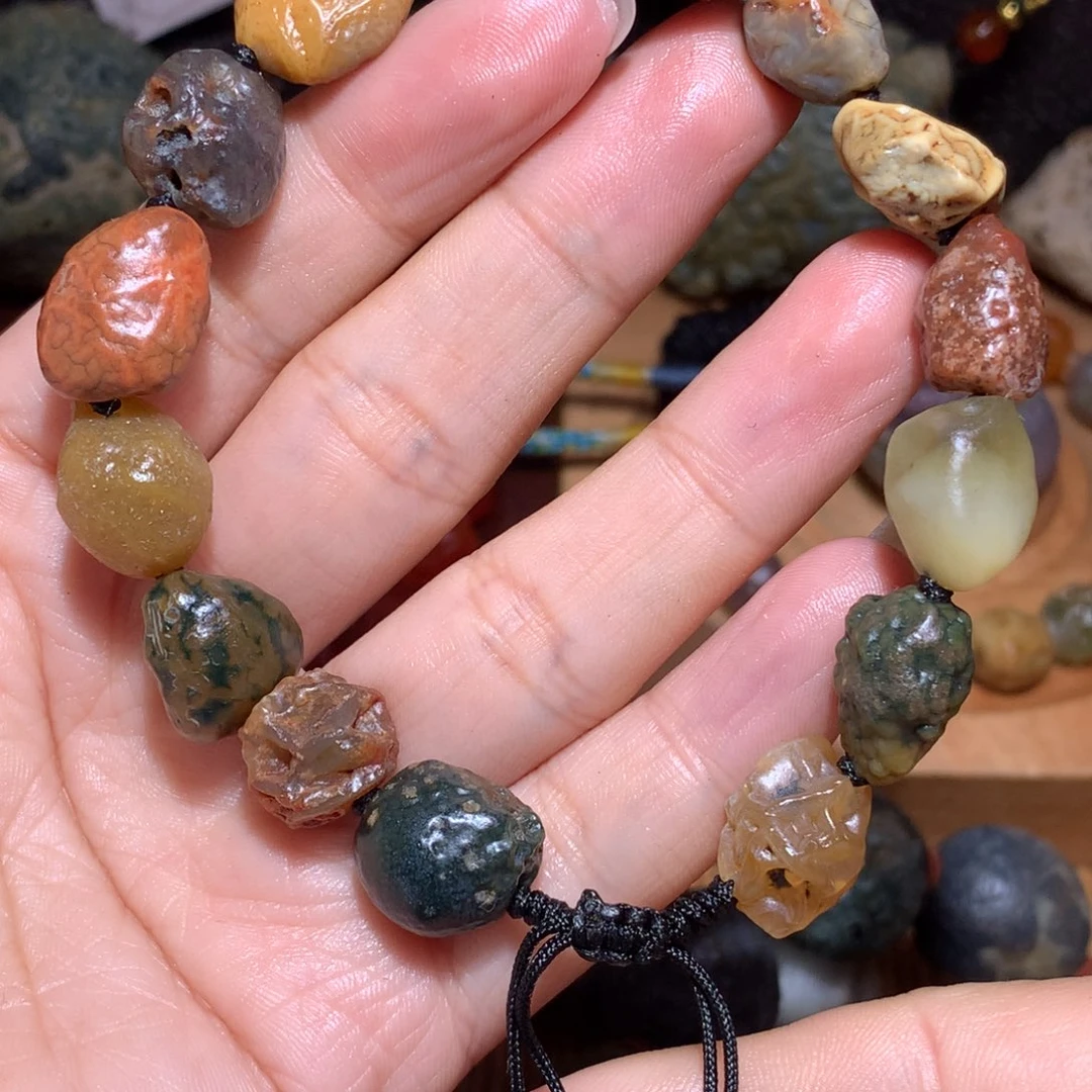 未镶嵌玛瑙/玉髓珠宝半成品