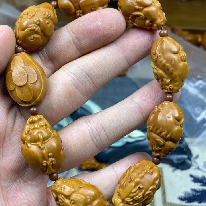 橄榄核手串/手链橄榄核雕工艺手串