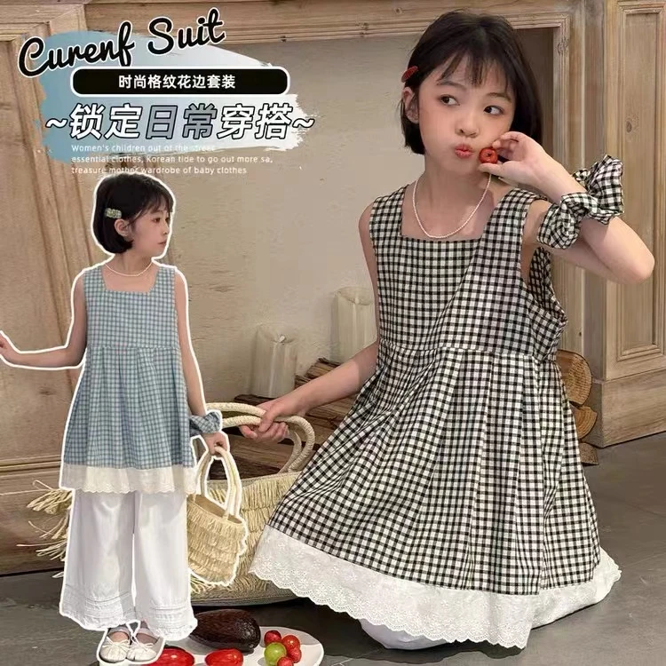 森系夏季格子小衫728