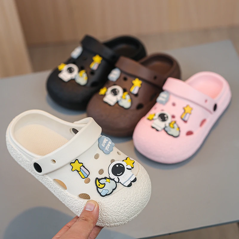儿童洞洞鞋女童宝宝夏季外穿防滑亲子款男童沙滩凉拖鞋460-DS01