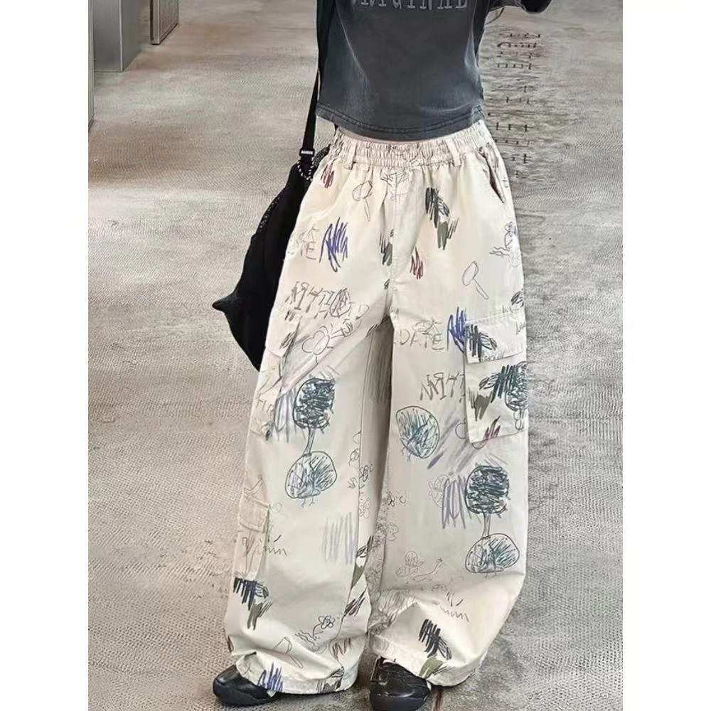 506307 韩版男女童新款时尚儿童洋气百搭休闲裤