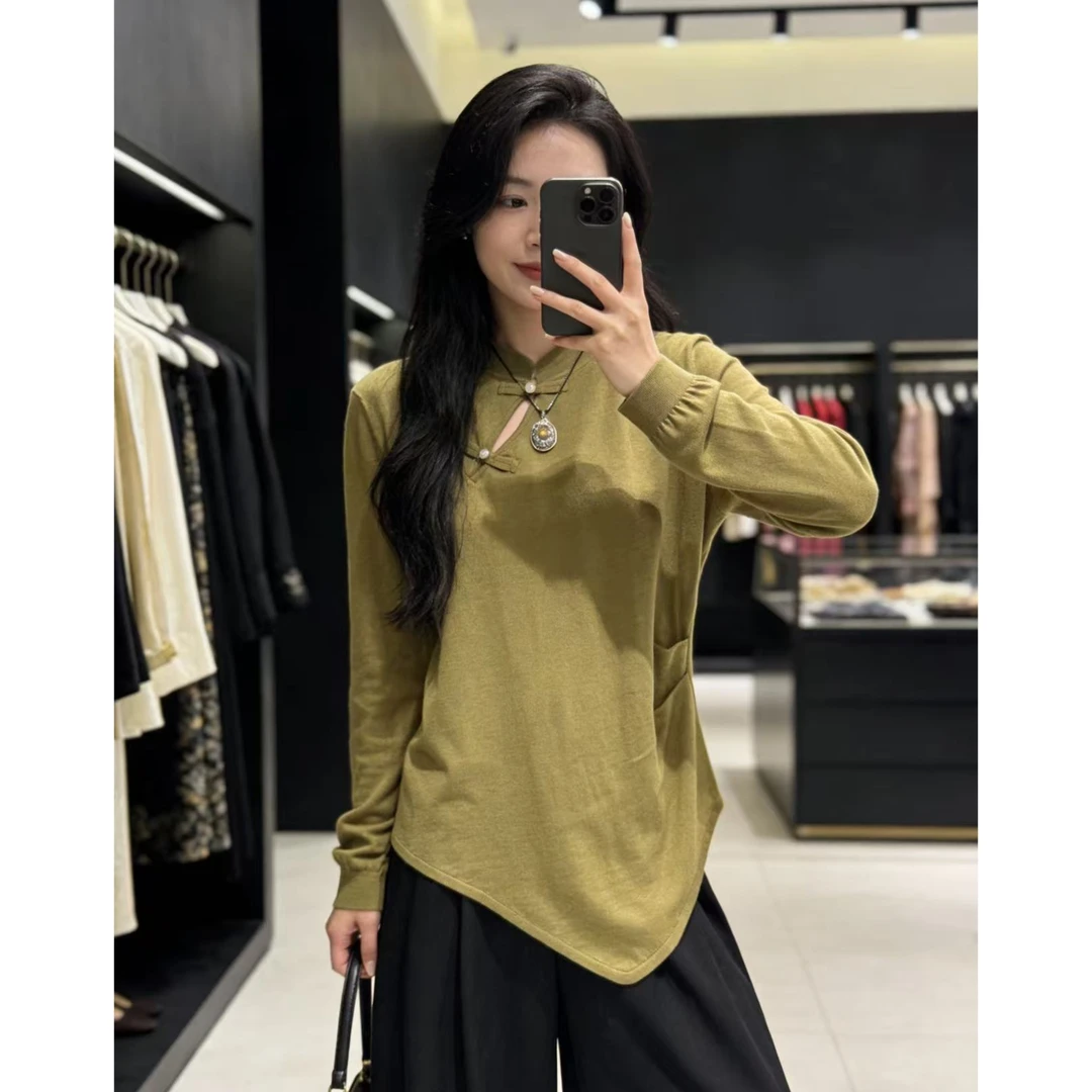 胸94-140长56（部分无三标介意慎拍）长袖打底针织上衣 4802