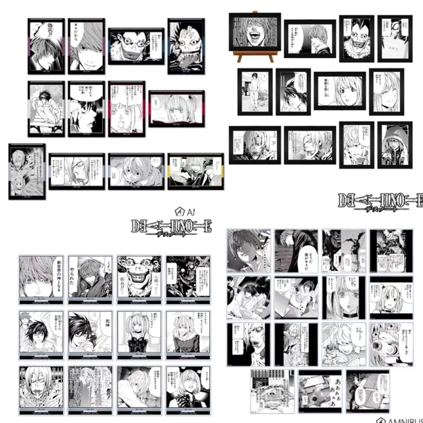 【死亡笔记】AMNIBUS系列方吧唧亚克力杯垫立牌画框盲盒（代拆）