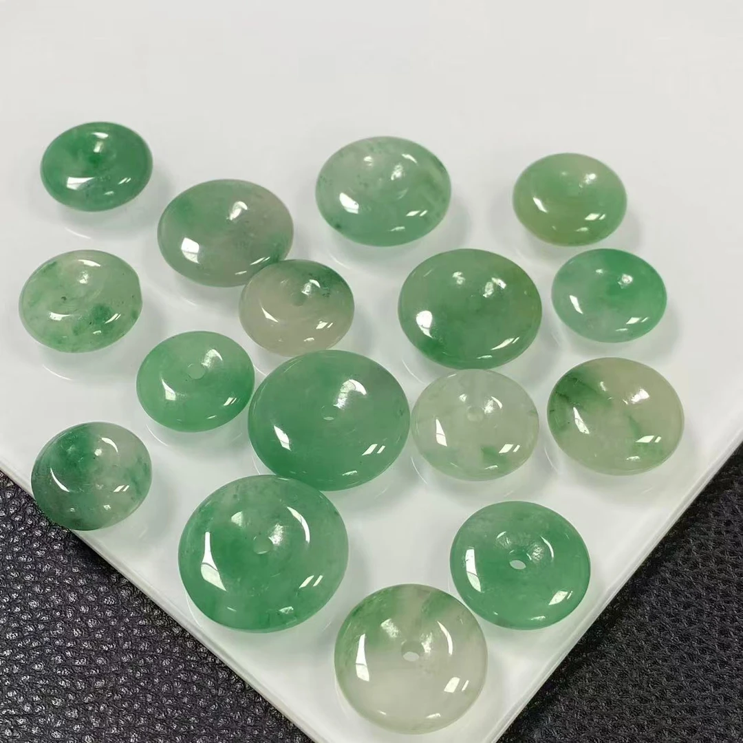 「戴琴珠宝」DQ1090-独龙玉平安扣配件（多样性发其一）