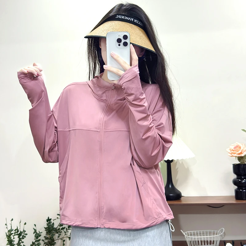 冰丝防晒衣女2025新款夏季防紫外线超薄款透气罩衫外套骑车防晒服