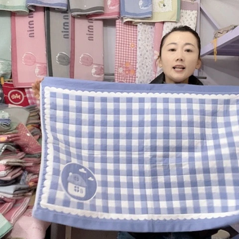 棉特价蓝色小房子