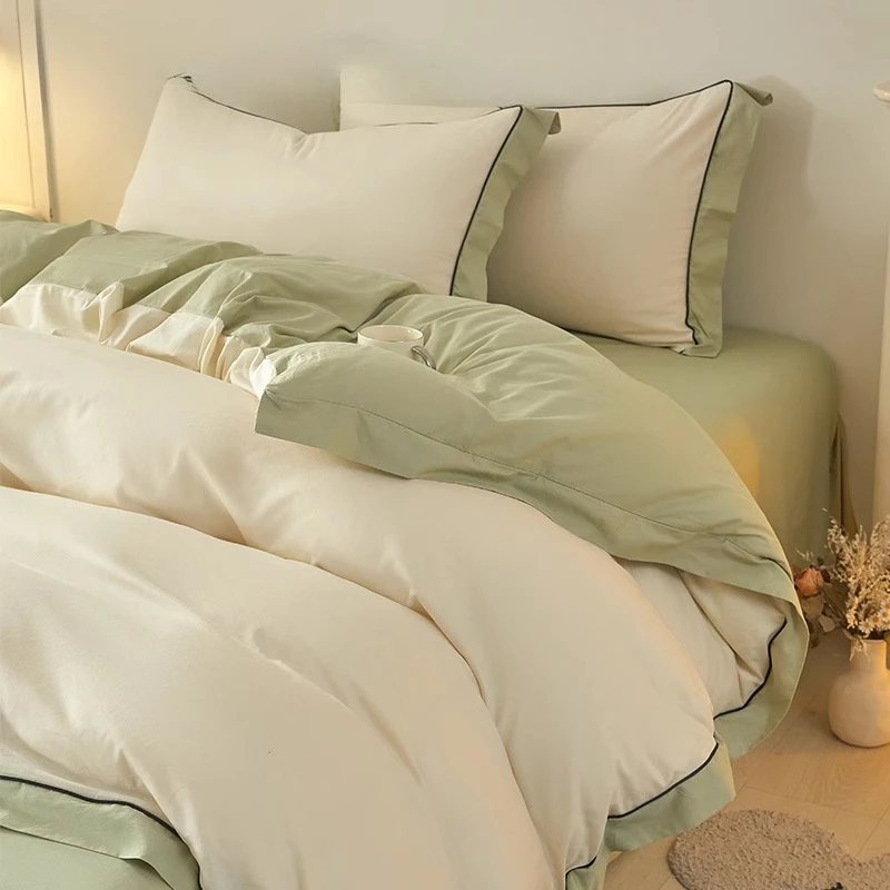 纯棉床上四件套全棉2025新款被套床单被罩床笠三件套床品四件套轻