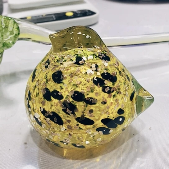 琉璃高度9厘米琉璃鸟