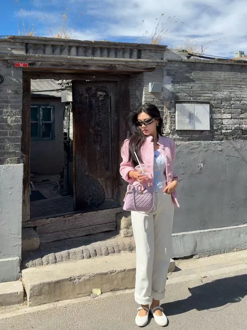 【婉婉专属】四面弹莱赛尔高腰阔腿裤女秋环保水洗牛仔裤8027