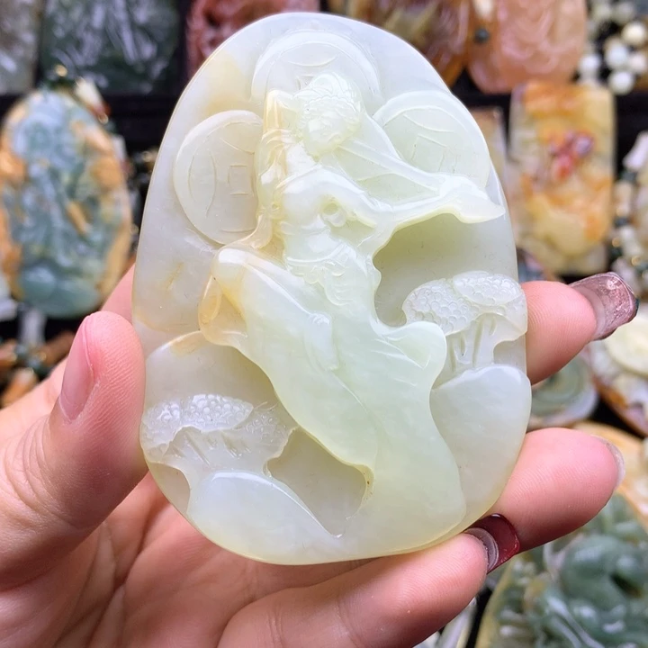 岫玉挂坠未镶嵌挂坠