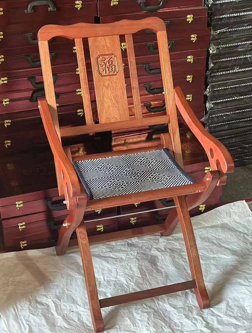 安大姐超高端太师椅四官撑凳实木家用送礼手工凳折叠凳垂钓凳木质